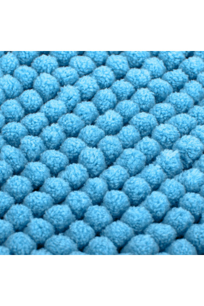 Коврик для ванной Vortex Spa 58х90 см голубой 24266