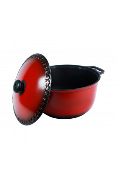 Кастрюля антипригарная с крышкой Силумин Люкс Азиатка 6л (ЛКА06) Кастрюля антипригарная с крышкой Силумин Люкс Азиатка 6л (ЛКА06)