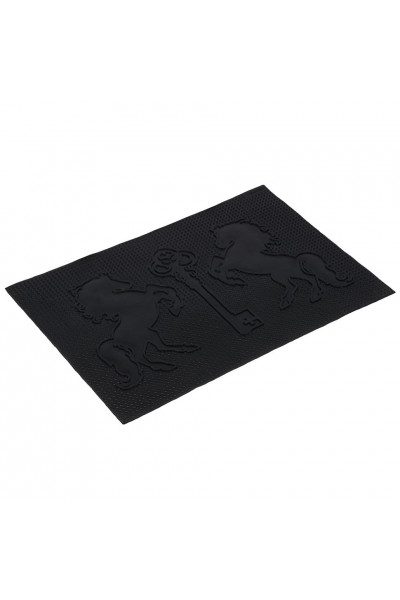 Коврик резиновый придверный Vortex Ключ 40х60 см черный 22460