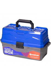 Ящик для снастей Nisus Tackle Box трехполочный синий N-TB-3-B