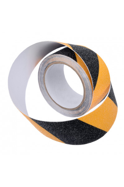 Противоскользящая лента Vortex 5х500 см сигнальная черно-желтая 24160 Противоскользящая лента Vortex 5х500 см сигнальная черно-желтая 24160