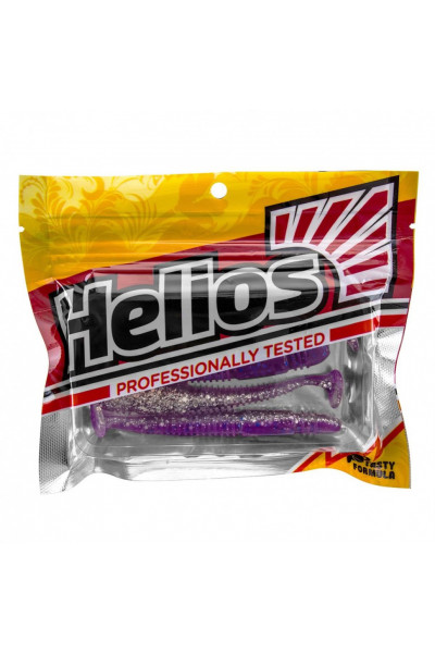 Виброхвост Helios Minoga 3,75/9.5 см, цвет Silver Sparkles & Fio 5 шт HS-17-036 Виброхвост Helios Minoga 3,75/9.5 см, цвет Silver Sparkles & Fio 5 шт HS-17-036