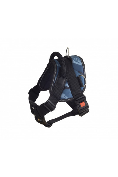 Шлейка с грудью, фаст с блокировкой Каскад М шея 60-70 см, грудь 70-90 см, камуфляж