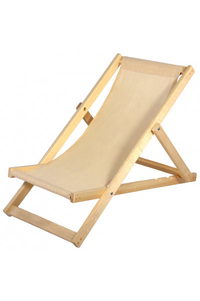 Шезлонг матерчатый складной на деревянном каркасе Банные Штучки 32320 Шезлонг матерчатый складной на деревянном каркасе Банные Штучки 32320