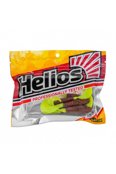Твистер Helios Hybrid 3,15/8,0 см, цвет Rusty Gold & Lime 7 шт HS-14-017 Твистер Helios Hybrid 3,15/8,0 см, цвет Rusty Gold & Lime 7 шт HS-14-017