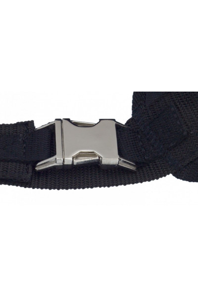 Шлейка с грудью, метал. фурнитура Каскад L шея 60-80 см, грудь 80-110 см Шлейка с грудью, метал. фурнитура Каскад L шея 60-80 см, грудь 80-110 см