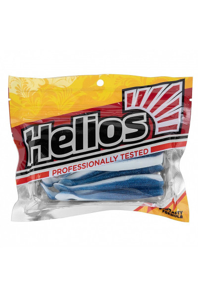 Виброхвост Helios Chebak 3,15/8 см, цвет Blue Sparkles & White 7 шт HS-3-026 Виброхвост Helios Chebak 3,15/8 см, цвет Blue Sparkles & White 7 шт HS-3-026