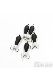 Мормышка вольфрамрам безнасадочная Яман Черт (дл.), d-4 мм, 1,5 г (5 шт.) Я-МР1363