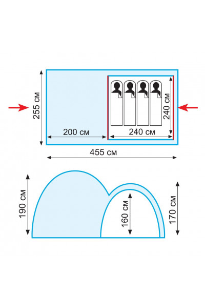 Палатка Tramp Sphinx 4 (V2) Палатка Tramp Sphinx 4 (V2)
