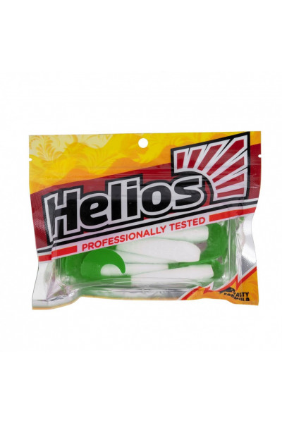 Твистер Helios Long Hybrid 3,55/9,0 см, цвет White & Green 7 шт HS-15-016 Твистер Helios Long Hybrid 3,55/9,0 см, цвет White & Green 7 шт HS-15-016