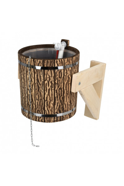 Обливное устройство для бани Банные Штучки с клапаном, липа 13 л 33324 Обливное устройство для бани Банные Штучки с клапаном, липа 13 л 33324