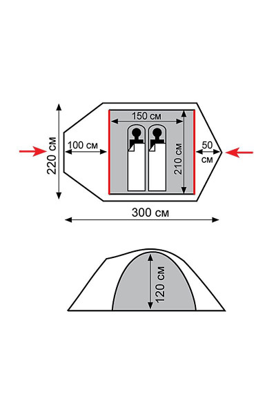 Палатка Tramp Mountain 2 (V2) Палатка Tramp Mountain 2 (V2)