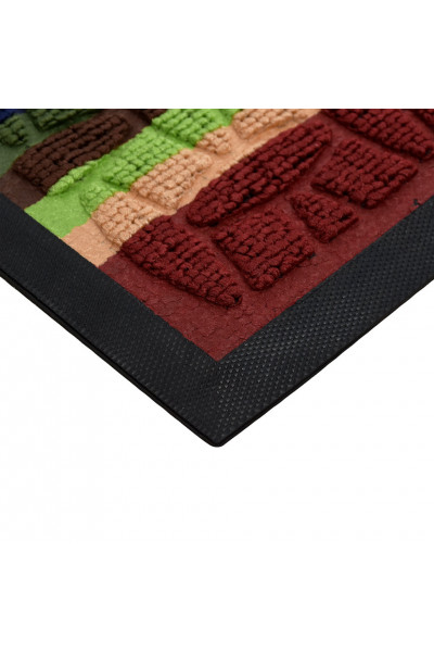 Коврик придверный Vortex Comfort 40х60 см красный 22383 Коврик придверный Vortex Comfort 40х60 см красный 22383