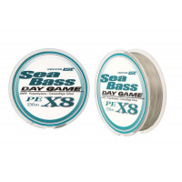 Шнур плетеный Linesystem Sea Bass X8 Day Gaмe #0,8 (0,148мм) 150м silver