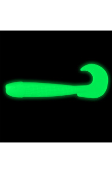 Твистер Helios Long Hybrid 3,55"/9,0 см, цвет Phosphorus 7 шт HS-15-041