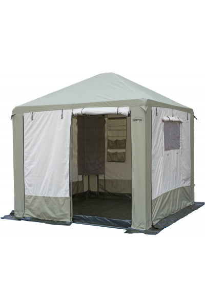 Шатер Митек Пикник-Люкс 3х3 м со стенками (2 места) Шатер Митек Пикник-Люкс 3х3 м со стенками (2 места)