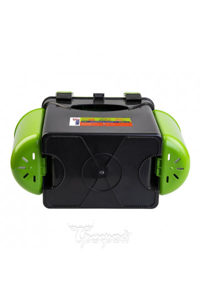 Ящик для зимней рыбалки Helios FishBox односекционный 10л зеленый