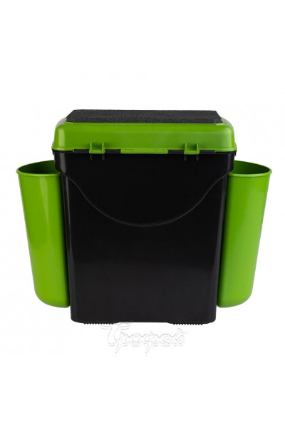 Ящик для зимней рыбалки Helios FishBox односекционный 10л зеленый