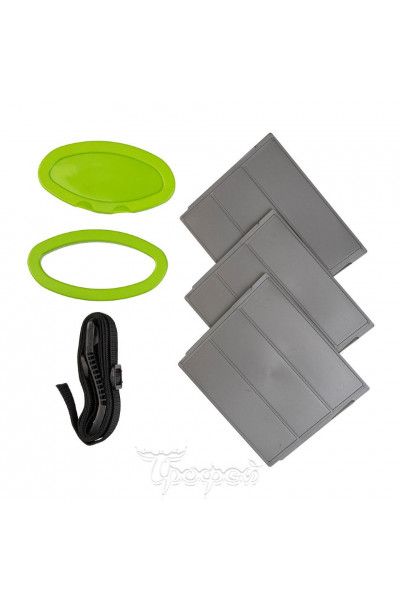 Ящик для зимней рыбалки Helios FishBox односекционный 10л зеленый