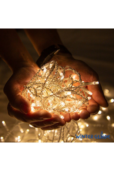 Светодиодная гирлянда (теплый свет) Winter Glade Занавес CB100 для улицы и дома Светодиодная гирлянда (теплый свет) Winter Glade Занавес CB100 для улицы и дома