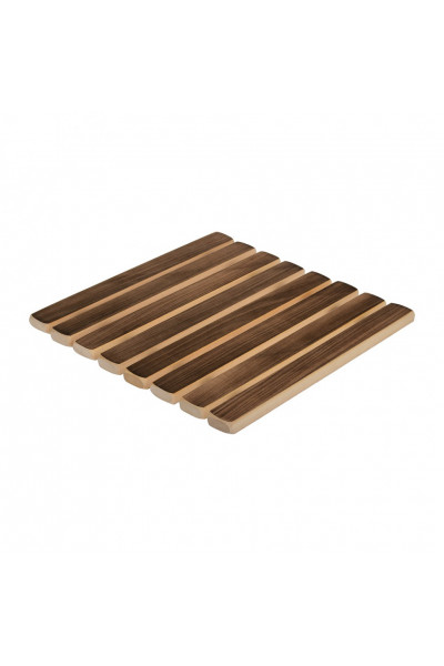 Коврик деревянный для бани и сауны Банные Штучки липа 34х34 см 33339 Коврик деревянный для бани и сауны Банные Штучки липа 34х34 см 33339