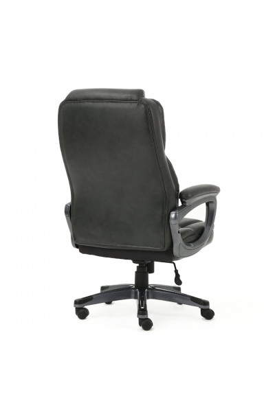 Кресло руководителя Brabix Premium Favorite EX-577 кожа, серое 531935 Кресло руководителя Brabix Premium Favorite EX-577 кожа, серое 531935
