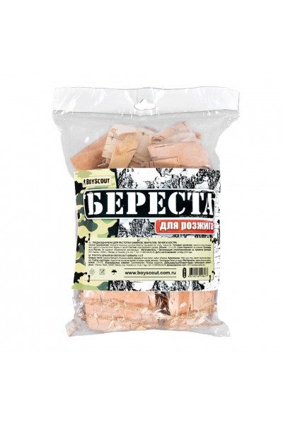 Береста для розжига Boyscout 1л 61147 Береста для розжига Boyscout 1л 61147