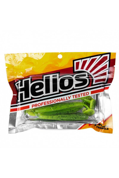 Виброхвост Helios Shaggy 5,12/13 см, цвет Pepper Lime 5 шт HS-18-009 Виброхвост Helios Shaggy 5,12/13 см, цвет Pepper Lime 5 шт HS-18-009