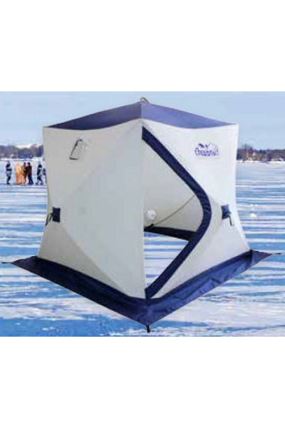 Зимняя палатка куб Следопыт Эконом 1,8*1,8 м PF-TW-07 трехслойная Зимняя палатка куб Следопыт Эконом 1,8*1,8 м PF-TW-07 трехслойная