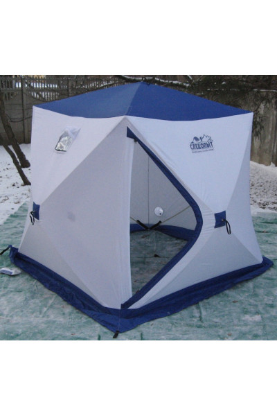 Зимняя палатка куб Следопыт Эконом 1,8*1,8 м PF-TW-07 трехслойная Зимняя палатка куб Следопыт Эконом 1,8*1,8 м PF-TW-07 трехслойная