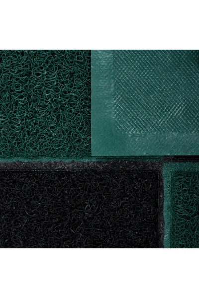 Коврик придверный пористый Vortex 40*60 черно-зеленый 22406 Коврик придверный пористый Vortex 40*60 черно-зеленый 22406