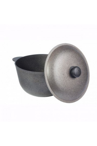 Кастрюля антипригарная с крышкой Силумин Гранит Американка 3л (ГА03) Кастрюля антипригарная с крышкой Силумин Гранит Американка 3л (ГА03)