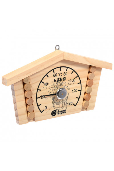 Термометр для бани и сауны Банные Штучки Избушка 18014 Термометр для бани и сауны Банные Штучки Избушка 18014