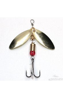 Блесна Namazu Supreme Master, 8 г, цвет 02 (латунь) N-SM8-02