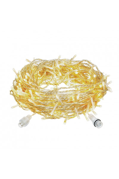 Уличная светодиодная гирлянда (желтый свет) Vegas Занавес 96 LED, 6 нитей, 1х2 м, 24V 55022 Уличная светодиодная гирлянда (желтый свет) Vegas Занавес 96 LED, 6 нитей, 1х2 м, 24V 55022
