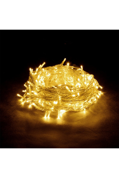 Уличная светодиодная гирлянда (желтый свет) Vegas Занавес 96 LED, 6 нитей, 1х2 м, 24V 55022 Уличная светодиодная гирлянда (желтый свет) Vegas Занавес 96 LED, 6 нитей, 1х2 м, 24V 55022