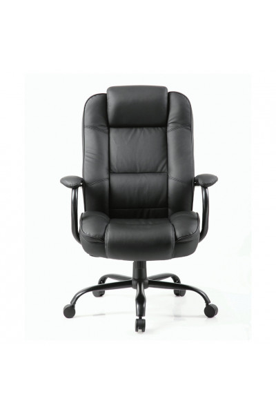 Кресло руководителя Brabix Premium Heavy Duty HD-002 до 200 кг, экокожа, черное 531829 Кресло руководителя Brabix Premium Heavy Duty HD-002 до 200 кг, экокожа, черное 531829
