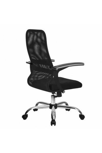 Кресло офисное Metta SU-C-8-Т ткань-сетка, черное Кресло офисное Metta SU-C-8-Т ткань-сетка, черное