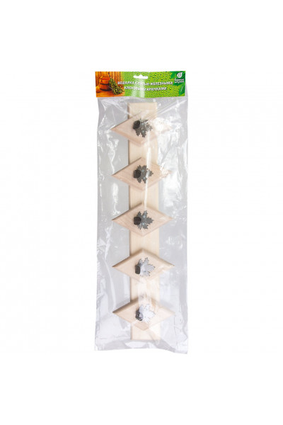 Вешалка Банные Штучки 5 металлических крючков 32310 Вешалка Банные Штучки 5 металлических крючков 32310