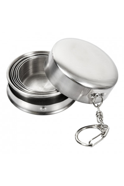 Стакан складной в чехле Boyscout 140 мл сталь 61133 Стакан складной в чехле Boyscout 140 мл сталь 61133