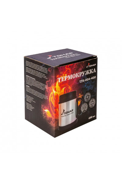Термокружка Тонар 400 мл T.TK-004-400 Термокружка Тонар 400 мл T.TK-004-400