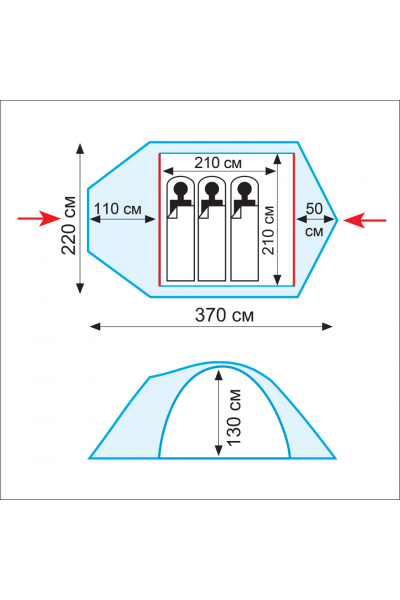 Палатка Tramp Lair 3 (V2) Палатка Tramp Lair 3 (V2)