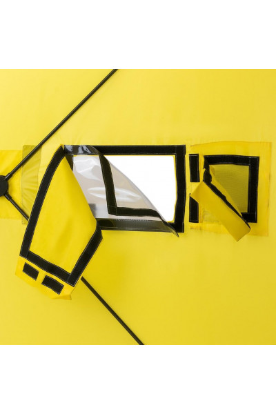 Палатка для зимней рыбалки Helios Куб 1,8х1,8 (HS-ISC-180YG) Палатка для зимней рыбалки Helios Куб 1,8х1,8 (HS-ISC-180YG)