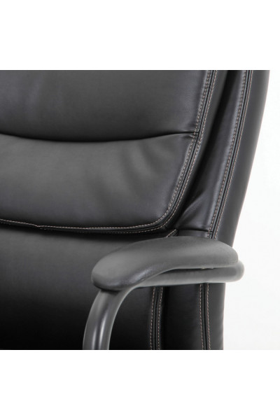 Кресло руководителя Brabix Premium Heavy Duty HD-004 до 200 кг, экокожа, черное 531942 Кресло руководителя Brabix Premium Heavy Duty HD-004 до 200 кг, экокожа, черное 531942