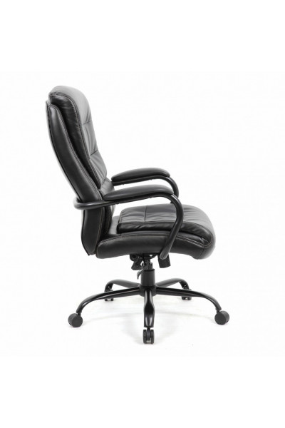 Кресло руководителя Brabix Premium Heavy Duty HD-004 до 200 кг, экокожа, черное 531942 Кресло руководителя Brabix Premium Heavy Duty HD-004 до 200 кг, экокожа, черное 531942