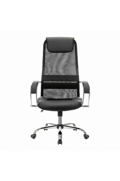 Кресло офисное Brabix Premium Stalker EX-608 CH сетка/ткань/кожзам, черное 532091 Кресло офисное Brabix Premium Stalker EX-608 CH сетка/ткань/кожзам, черное 532091