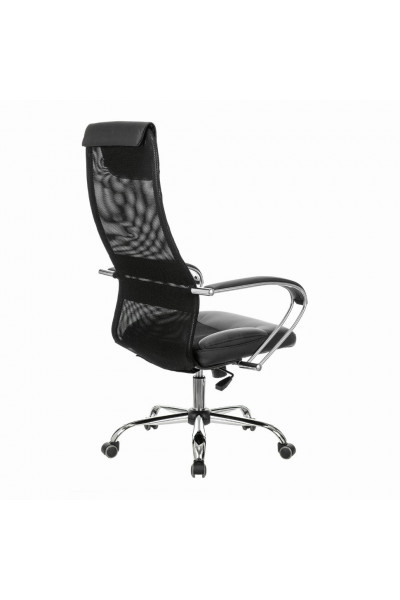Кресло офисное Brabix Premium Stalker EX-608 CH сетка/ткань/кожзам, черное 532091 Кресло офисное Brabix Premium Stalker EX-608 CH сетка/ткань/кожзам, черное 532091