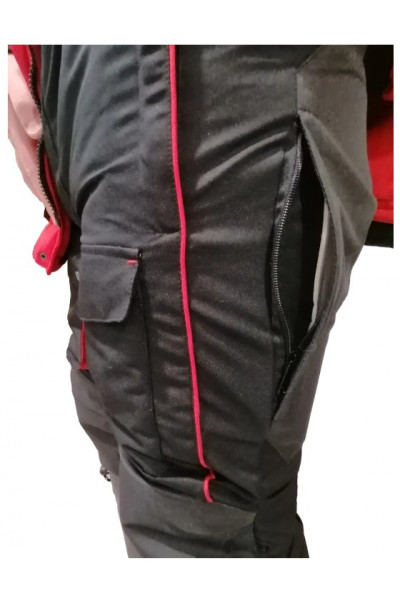 Зимний костюм для рыбалки Canadian Camper Snow Lake Pro цвет Black/Red Зимний костюм для рыбалки Canadian Camper Snow Lake Pro цвет Black/Red