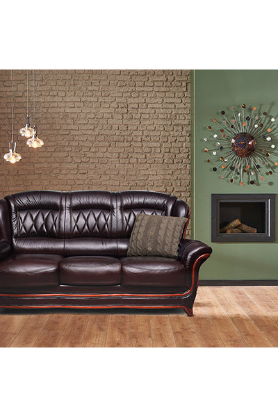 Чехол на подушку вязаный с пуговицами Qwerty Nordvic Ясень 66510