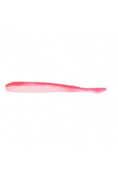 Слаг Yaman PRO Stick Fry, р.1,8 inch, цвет #27 - Red White (уп. 10 шт.) YP-SF18-27